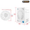 Geekria 100 Pairs Disposable Headphone MRI Headset Covers with Dispenser