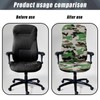Wanzuoeng Camo Print Office Computer Chair Seat Covers, Comfy Breathable
