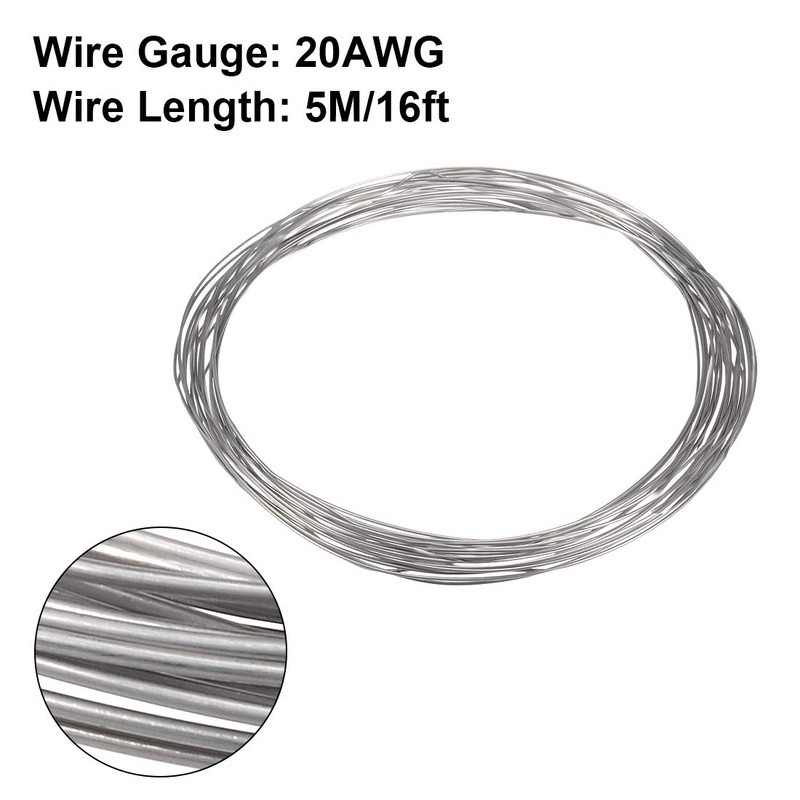 sourcing map 0.8 mm 20AWG Heating Resistance Cable Nichrome Wires