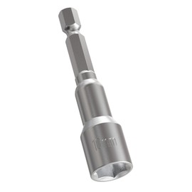 FOCKEAMS 10mm/0.39in×65mm Nut Setter Driver Drill Bit,Quick-Change,Impact Nut Driver Kit for Electric Drill,1/4" Hex Shank Drill Socket,65 mm Length Cr-V Adapter Drill Bits,Metric&SAE