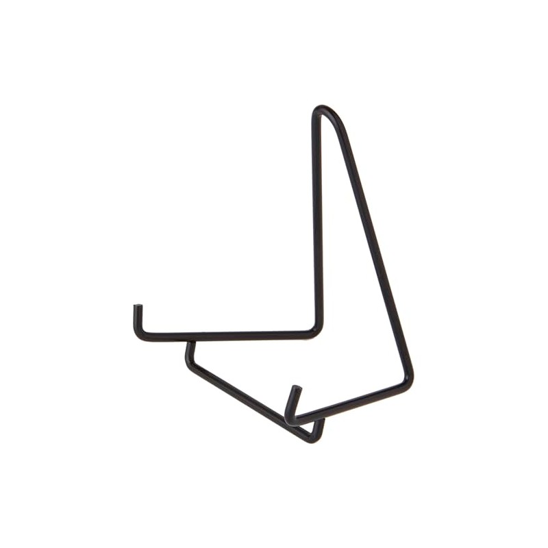 Bard's Black Wire Easel Stand, 4" H x 3.5" W