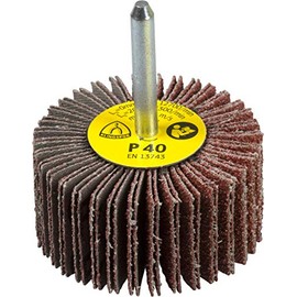 Klingspor 284748 KM 613 Mounted Flap Disc - for Stainless Steel, Metal, Wood and Plastic - 20 mm x 20 mm x 6 mm - Grit 240