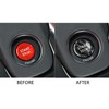 Push Start Button Cover Carbon Fiber Ignition Switch Button Cover