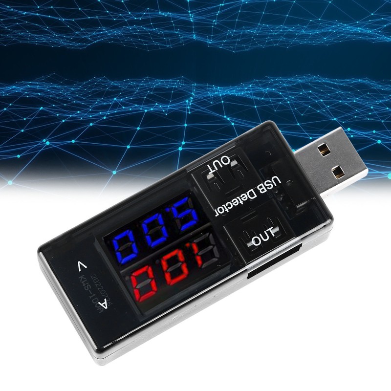 USB Tester High Accuracy Dual Display USB Multimeter for Voltage
