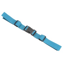 PATIKIL Backpack Belt Strap, Polyester Webbing Adjustable Replacement Waist Strap with Quick-Release Buckle for Bag Outdoor Hiking Cycling, Sky Blue