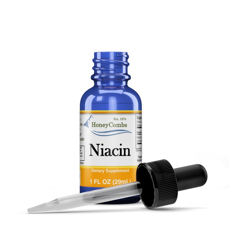 Niacin Liquid Drops Made in The USA - Vitamin B3