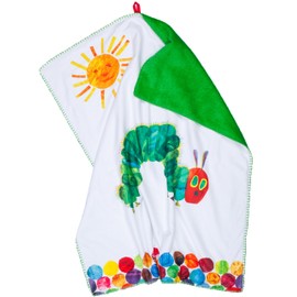 Smithy Babydecke Raupe Nimmersatt Baumwolle | Neugeborenen Decke Kuscheldecke | Mädchen Junge | Geschenk Geburt Babyparty | 75 x 90 cm