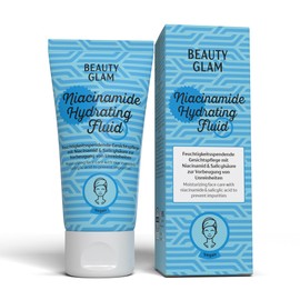 BEAUTY GLAM Hydrating Fluid Day Cream, Vegan, All Skin Types, Made in Germany, 50 ml