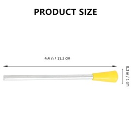 WEZCHUGHAOL 10 PCS Triangle Iron Sticks, Triangles Striker Musical Hand Percussion Instrument Mallets for Children Beginners Mallet Percussion (10 PCS)