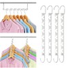 Sindax 8pcs Space Saving Hangers Stainless Steel Durable Magic Hangers
