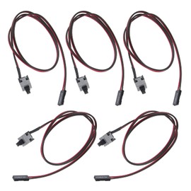EMSea 5pcs ATX PC Computer Motherboard Switch On/Off/Reset Power Cable 50cm
