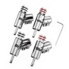 Viborg Hi-End Rhodium Plated Lock Speaker Cable Banana Plug Connectors,