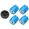 4pcs RC Car Wheel Rim Center Cap M4 Nut Fit