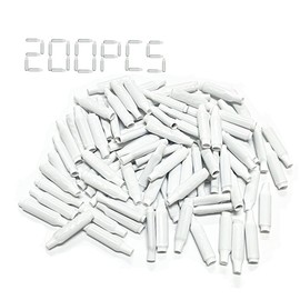 CHOYTONG Low Voltage Wire Connectors, Dry B-Connectors Wire SplicesWire Crimp Bean Type Splice for Low Voltage, White (200 PCS)