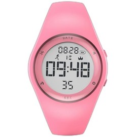 T15-Rose-T-ALUS Kids Watches for Girls Boys Digital Sport Watch with Step Counter Pedometer Vibration Alarm Clock, No App Waterproof Fitness Tracker Kids Watch Boys Girls Teens Students Ages 5-16