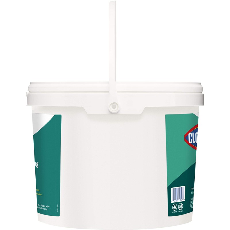 Clorox 31547 Disinfecting Wipes, 7" x 7", Fresh Scent, 700/Bucket