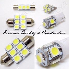 FYRE FLYS White LED interior lights package kit for 1994-2001 Integra6 pcs 5050 series SMD