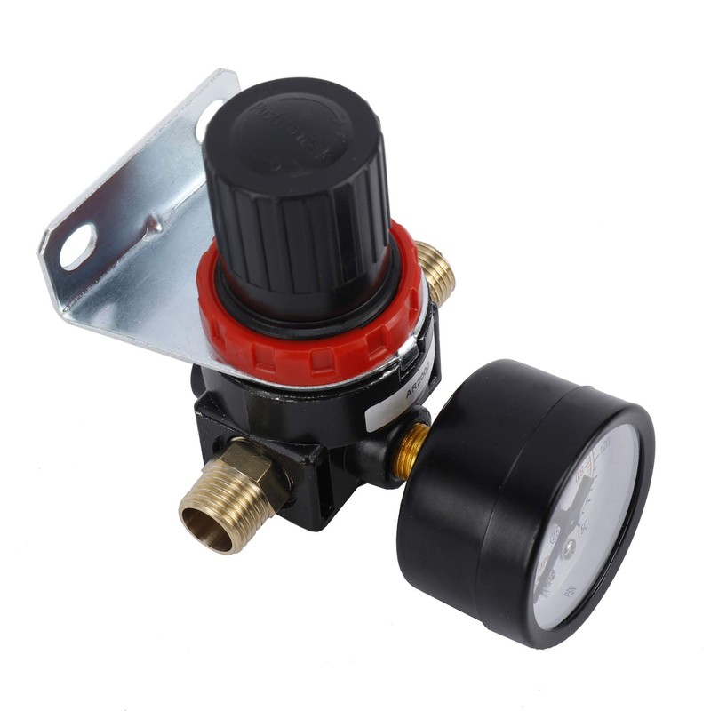 AuInn Mini Pressure Regulator Kit 1/4 PT AR2000 for Compressed