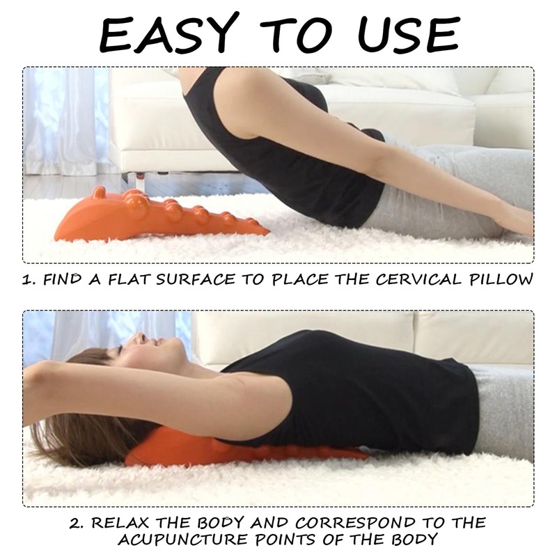 1 Piece Cervical Pillow, Spine Corrector, Cervical Massage Pillow, Shoulder