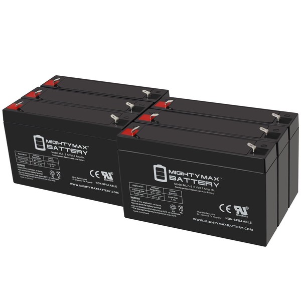 Mighty Max Battery 6V 7AH SLA Battery Replaces BP7-6 NP7-6