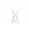 C&F Home Easter Bunny With Flower Basket Figurine White