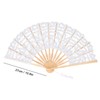 Abanico Plegable, Flor De Encaje Abanico Plegable Abanico Hecho A