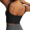 Aoxjox Women's Workout Brooke Tank Crop Curve Longline Fitness Sports