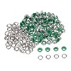 Kozelo Grommets Kit 100set-[4mm 1/6" Hole] Metal Eyelets Grommet Tool