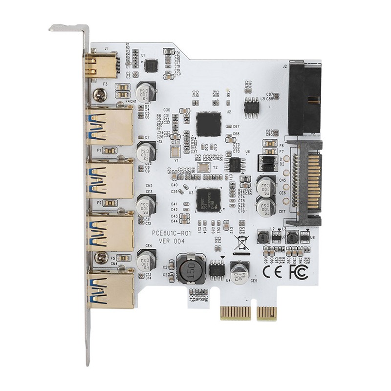 PCI-E to USB3.0 4 port Type C Adapter Expansion Card