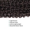 Passion Twist Hair - 18 Inch 7packs Light Brown Water
