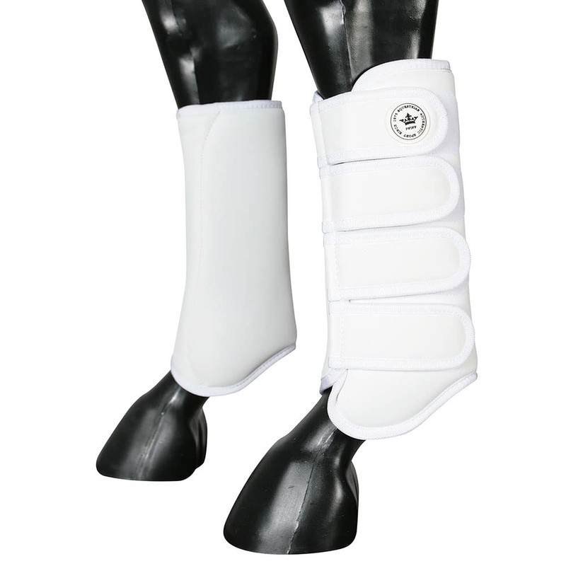 PFIFF Gaya Rear Tendon Boots White Cob