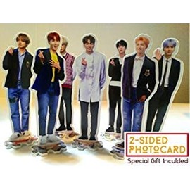 Big hit FanGoods BTS Bangtan Boys - Mini Stand-UP Standing Figure Miniature (10.2 x 7.5 inch)