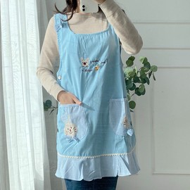 Hans Gallery pretty daycare apron teacher daycare teacher kindergarten apron, foreign apron_pink / 한스갤러리 예쁜 어린이집 앞치마 선생님 보육 교사 유치원 앞치마, 포린 앞치마_핑크