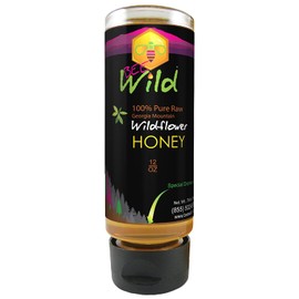 Bee Wild (formerly Organic Mountains) 100% Pure Honey - Wildflower 12 ounce