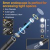 GlobalCrown Endoscope Camera with Light, 4.3 Inch IPS Screen, Tube