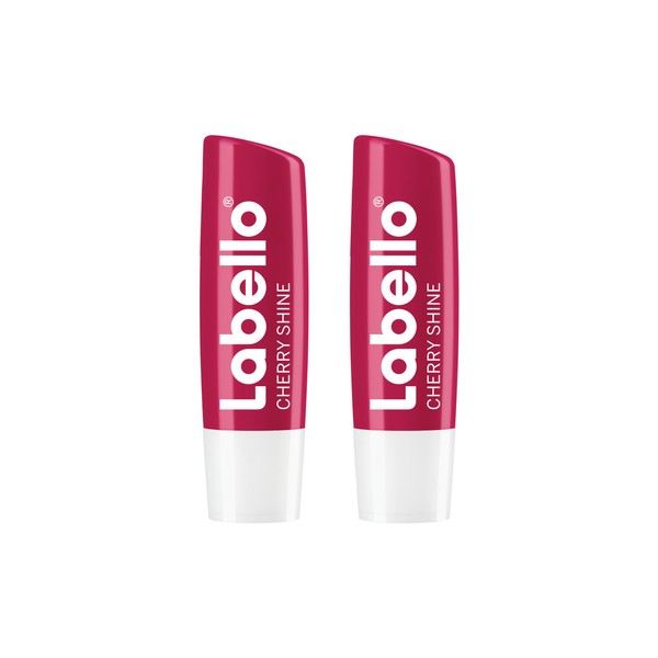 Labello Lip Balm Fruity Shine Cherry Pack of 2 x