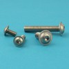 Eisenwaren2000 M10 x 25 mm Rounded Head Screws with Hexagon
