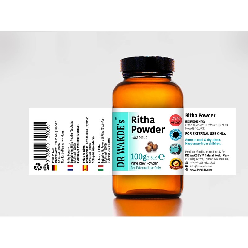 DR WAKDE's™ Organic Ritha Powder - 100g