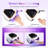 UV LED Nail Lamp, Gugusure Upgrade 180W Nail Dryer for