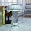 Mikasa Clear Acrylic Mushroom LED Rechargeable Cordless Lamp, 7.3x7.3x8 Inch