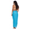SHU-SHI - Women's Beach Sarong/Pareo - Wear Over Swimsuits, turquoise