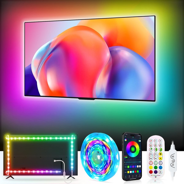 MORIACC TV LED Backlight, RGB LED Lights for TV for