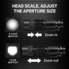 MODOAO Mini Tactical Torch LED Torch 300 lm Adjustable Focus
