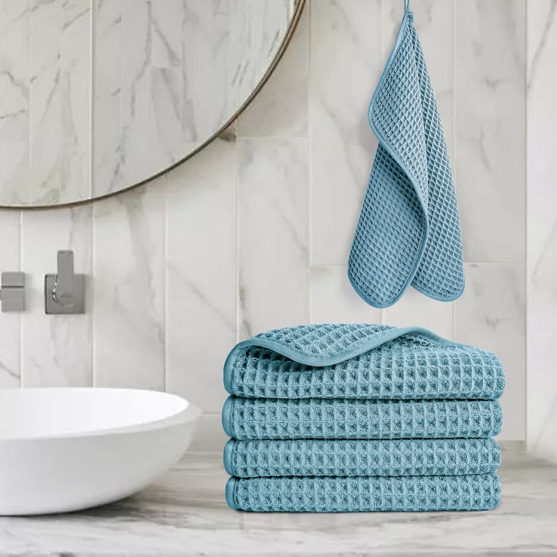 POLYTE Microfibre Lint Free Washcloth Face Towel, 33 x 33