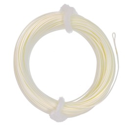 Fly Fishing Floating Line with Welded Loop Weight Forward Fly Lines 100FT (WF5F, Milk White)