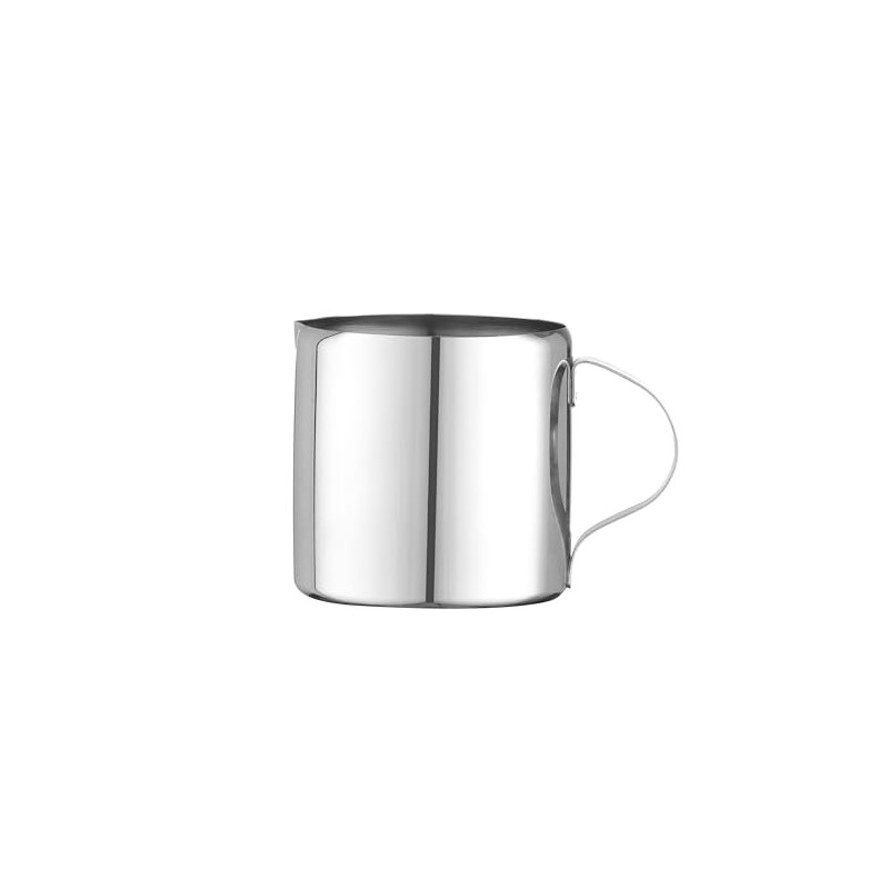 HENDI Milk Jug, Straight Design, with Solid Handle, Cream Jug,