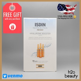 Isdin Isdinceutics Hyaluronic Booster Serum 10 x ampules  0.06 FL OZ (2 mL) NIB