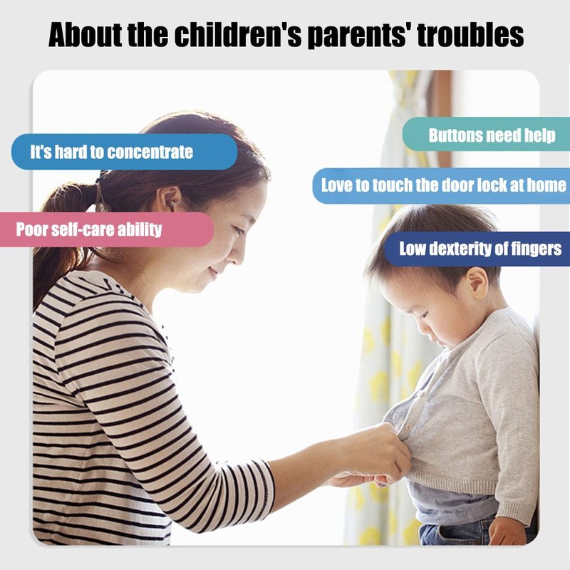Children Busy Board Educational Board Old Wooden Folding Inftant Sensory
