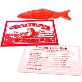 ArtCreativity Large 3.5 Inch Mood Fortune Teller Fish - Set of 72 - Cool Novelty Toy for Kids and Adults - Fun Science Learning Aid - Halloween & Christmas Party Cracker Toy, Birthday Party Favor