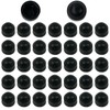 50 Pcs Screws Bolt Covers Caps, Black Hex Nut Protective